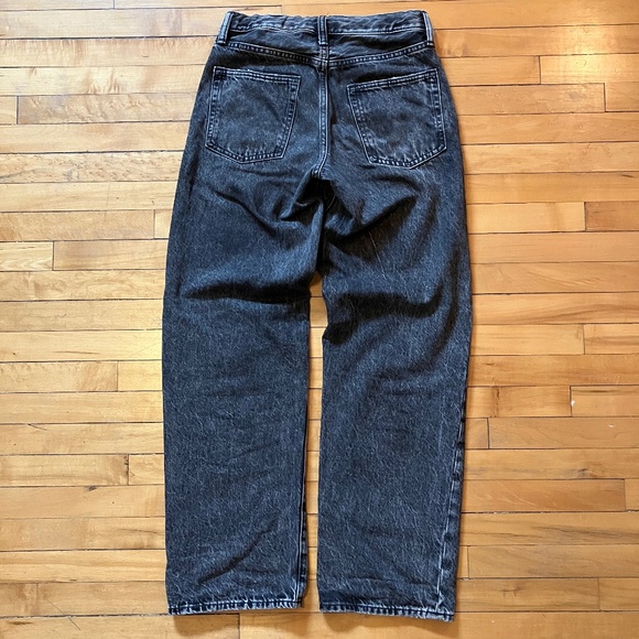 Gap Kids '90s Loose Jeans Black Wash - Size 14 - Picture 2 of 10
